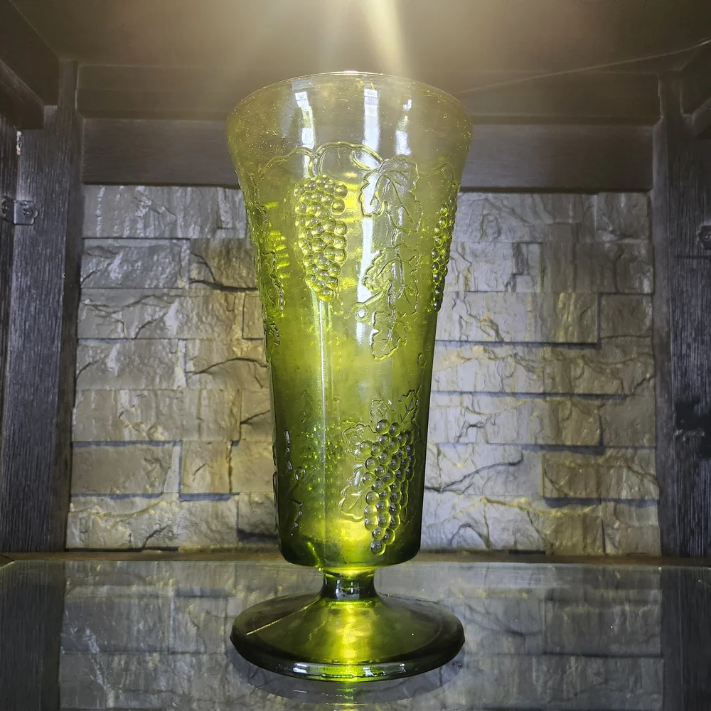 Indiana Glass Avocado Green 9.75